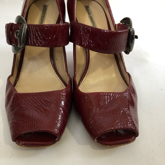 VIA SPIGA Unique Leather Heels w/ Strap - Picture 6 of 8